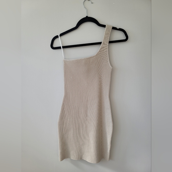 Babaton Sculpt Knit One-Shoulder Dress - Size S - Picture 6 of 11